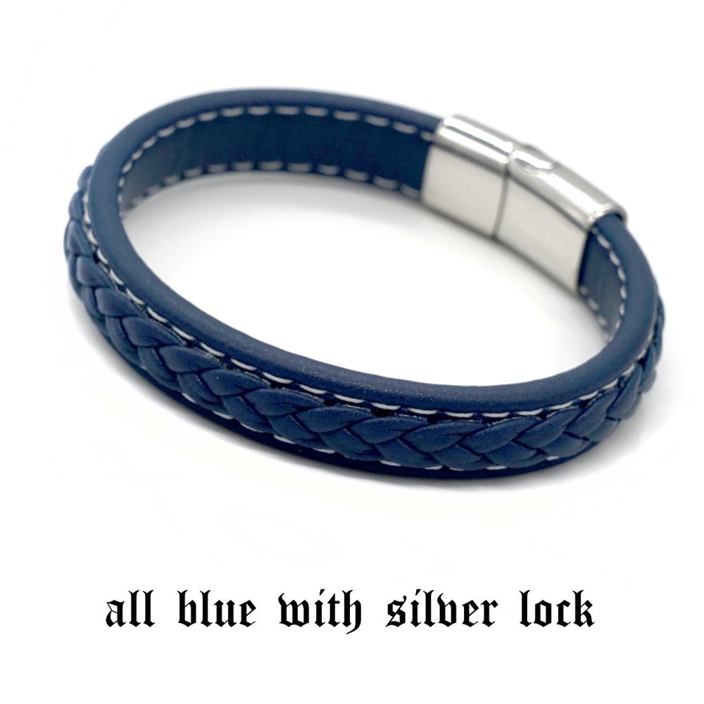 2️⃣ FOR 1️⃣ Mens leather bracelet with easy lock. - Picture 8 of 9